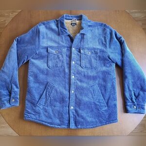 Indigo Corduroy Shirt Jacket